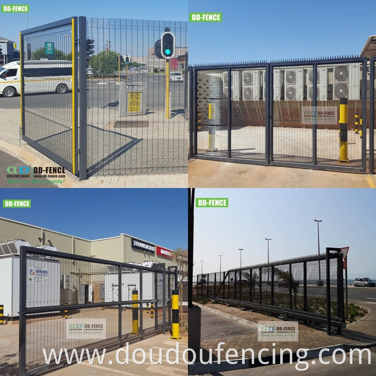 High Security Welded 358 Anti Climb Cut Metal Fence for Villa Industry Airport Commercial Area